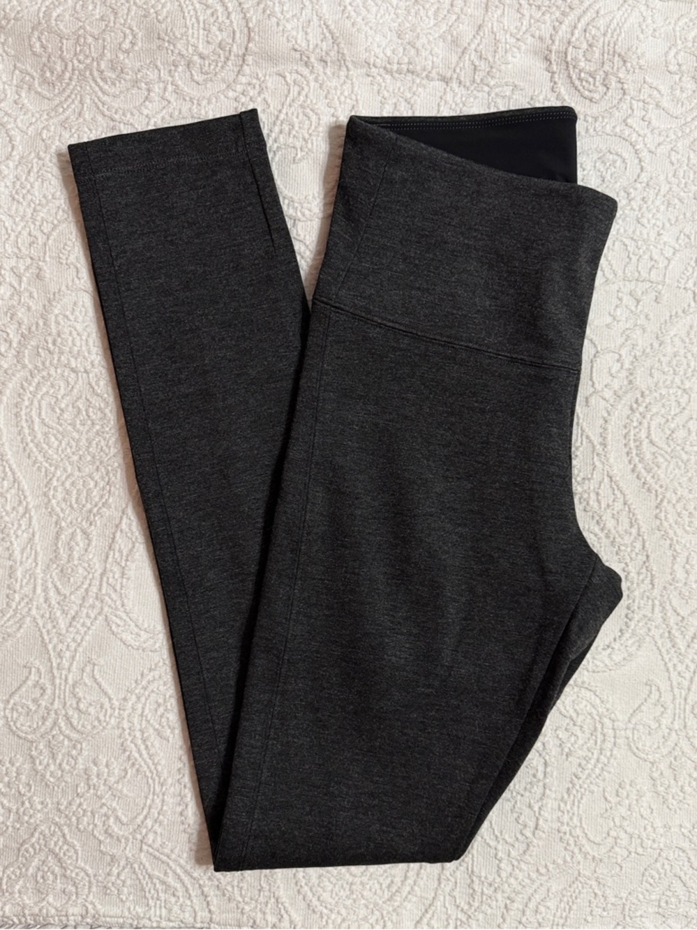 White House Black Market High-Rise Leggings Size Small Charcoal Gray